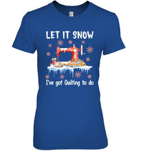 Load image into Gallery viewer, Christmas Gift For Quilting Lovers Ladies Tee