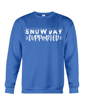 Load image into Gallery viewer, Snow Day Supporter Christmas Gift For Friends Family T-Shirt Sweatshirt