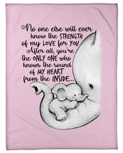Load image into Gallery viewer, Elephant Cute Gift For Family Tee Fleece Blanket