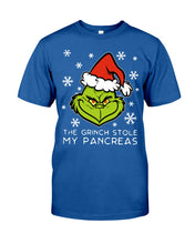 Load image into Gallery viewer, The Grinch Stole My Pancreas Guys Tee
