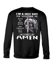 Load image into Gallery viewer, July Guy Amen Birthday Gift For Christian Sweatshirt