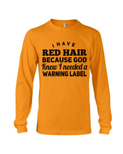 Load image into Gallery viewer, Great Gift For Redhead Grandma Unisex Long Sleeve