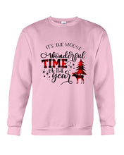 Load image into Gallery viewer, Funny Moose Wonderful Time Christmas Gift For Family Sweatshirt