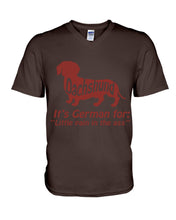 Load image into Gallery viewer, Dachshund German Shirt For Dachshunds Dog Lovers Guys V-Neck