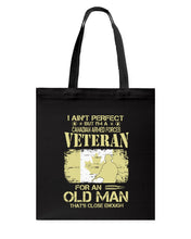 Load image into Gallery viewer, Old Man - Canadian Armed Forces Basketweave Tote Bag