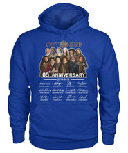 Load image into Gallery viewer, Outlander Tv Series 5 Years Anniversary 2014 - 2019 Autograph T-Shirt Hoodie