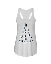Load image into Gallery viewer, Christmas Tree Ladies Flowy Tank