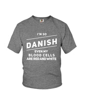 Load image into Gallery viewer, Danish Blood Denmark Lovers Youth Tee