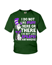 Load image into Gallery viewer, I Do Not Like Epilepsy Anywhere T-Shirt Youth Tee