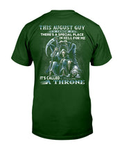 Load image into Gallery viewer, Throne 8 August Guy Special Space Horoscope T-Shirt Guys Tee
