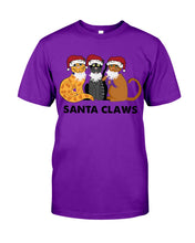 Load image into Gallery viewer, Santa Claws Funny Gift Christmas Gift For Cat Lovers Guys Tee