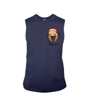 Load image into Gallery viewer, Pocket Slothmas Christmas Gift Funny T-Shirt Unisex Long Sleeve
