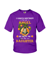 Load image into Gallery viewer, Dragon Ball Angel Daughter Black T-Shirt Youth Tee