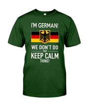 Load image into Gallery viewer, Keep Calm German Funny Quote Guys Tee