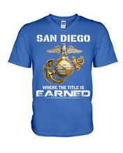 Load image into Gallery viewer, San Diego Gift For Your Friend T-Shirt Guys V-Neck