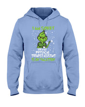 Load image into Gallery viewer, Funny Grinch Quote Physical Therapist On Vacation Christmas Tee Hoodie