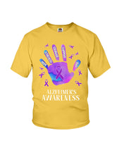 Load image into Gallery viewer, Alzheimers Awareness T-Shirt Youth Tee