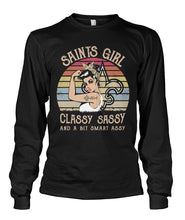 Load image into Gallery viewer, Saitn Girl Classy Sassy T-Shirt Unisex Long Sleeve