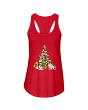 Load image into Gallery viewer, Jack Russell Christmas Gift For Christmas T-Shirt Ladies Flowy Tank