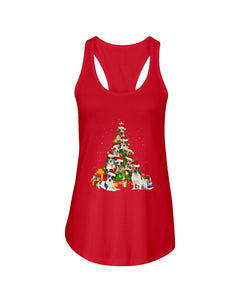 Jack Russell Christmas Gift For Christmas T-Shirt Ladies Flowy Tank