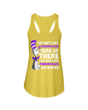 Load image into Gallery viewer, Fibromyalgia Anywhere Break Cancer Spirit T-Shirt Ladies Flowy Tank