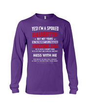 Load image into Gallery viewer, Gift For Spoiled Daughter Funny Quote Unisex Long Sleeve
