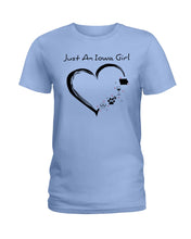 Load image into Gallery viewer, Just An Iowa Girl Ladies Tee