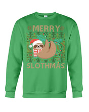 Load image into Gallery viewer, Merry Slothmas Christmas Gift For Kids Family Gift T-Shirt Sweatshirt