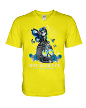 Load image into Gallery viewer, Diabetes Awareness Skull Custom Graphic Tee Guys V-Neck