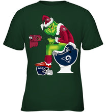 Load image into Gallery viewer, Funny Grinch San Francisco 49Ers Christmas Gift Tee Youth Tee