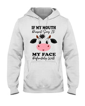 Load image into Gallery viewer, Cute Cow T-Shirt For Cow Lovers Hoodie
