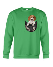 Load image into Gallery viewer, Beagle In The Pocket Funny T-Shirt Sweatshirt