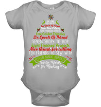 Load image into Gallery viewer, Christmas Tree Eleven Fabric Bundles T-Shirt Baby Onesie