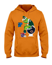 Load image into Gallery viewer, Grinch Green Bay Packers Funny Tee Hoodie