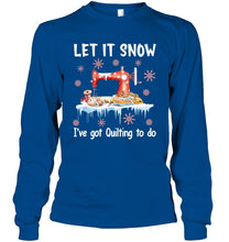 Load image into Gallery viewer, Christmas Gift For Quilting Lovers Unisex Long Sleeve