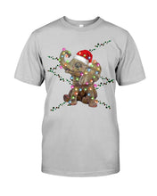 Load image into Gallery viewer, Elephant Color Light Christmas Gift Tee Guys Tee