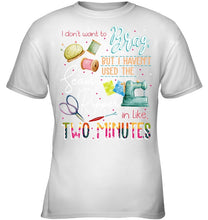 Load image into Gallery viewer, Brag Sean Ripper In Two Minutes Funny T-Shirt Youth Tee
