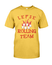 Load image into Gallery viewer, Lefse Rolling Team Cute Tee Guys Tee