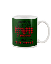 Load image into Gallery viewer, Happiness Is Being A Mom Grandma And Great Grandma Mug