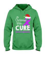 Load image into Gallery viewer, Epilepsy Awareness - My Christmas Wish Is A Cure Hoodie