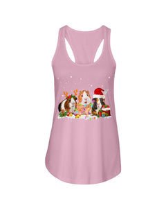 Cute Guinea Pigs Christmas Gift For Guinea Pigs Lovers Ladies Flowy Tank