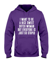 Load image into Gallery viewer, Dutch Woman Sweet Quote Name T-Shirt Hoodie