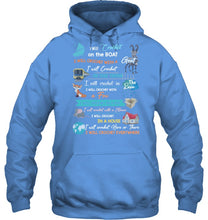 Load image into Gallery viewer, Crocheting Everywhere Black Quote T-Shirt Hoodie