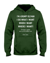 Load image into Gallery viewer, Grumpy Old Man December Wife Black Quote T-Shirt Hoodie