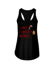 Load image into Gallery viewer, Nice Naughty Ginger Redhead T Shirt Ladies Flowy Tank