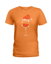 Load image into Gallery viewer, Christmas Gift For Wine Lovers Custom T-Shirt Ladies Tee