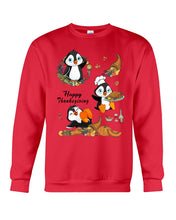 Load image into Gallery viewer, Penguin Happy Thanksgiving Gift For Kids Sweatshirt