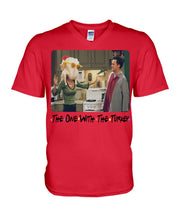 Load image into Gallery viewer, Friends Monika Turkey Head Funny Thanksgiving Gift T-Shirt Guys V-Neck