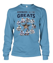 Load image into Gallery viewer, Dallas Cowboys Greats Gift For Fan T-Shirt Unisex Long Sleeve
