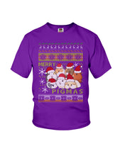 Load image into Gallery viewer, Cute Hamster Merry Christmas Gift For Hamster Lovers T-Shirt Youth Tee